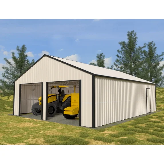 Apex roof double-sided shed detail