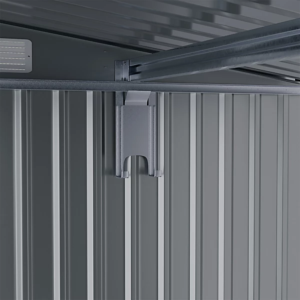 Canopy metal shed angle
