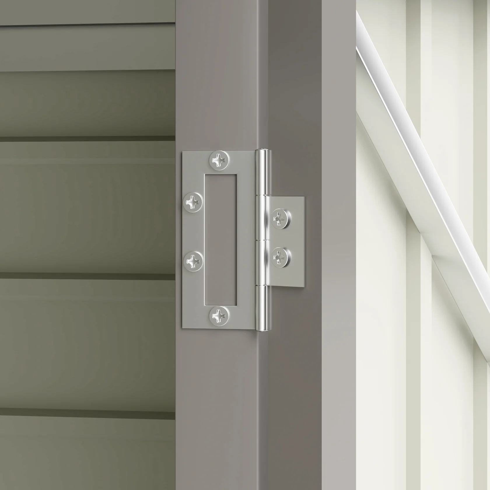 Pent roof double-sided shed angle