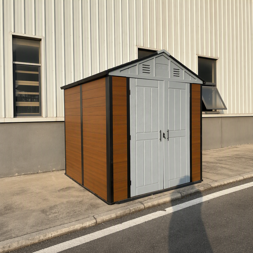 Apex roof WPC shed detail